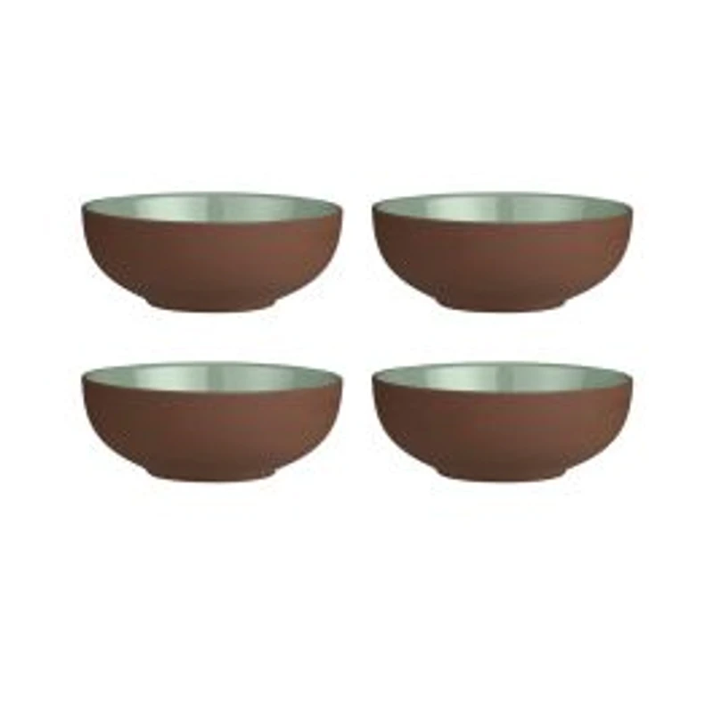 Set of 4 Sienna Teal Bowls by Maxwell & Williams ( cm
