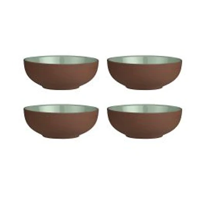 Set of 4 Sienna Teal Bowls by Maxwell & Williams ( cm