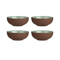 Set of 4 Sienna Teal Bowls by Maxwell & Williams ( cm