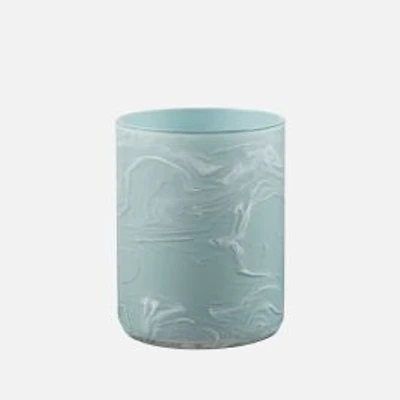 Cedar & Rose Marbled Wastebasket