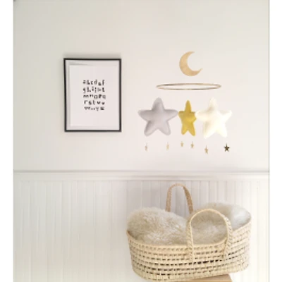 Star Mobile - Grey, Ivory & Mustard