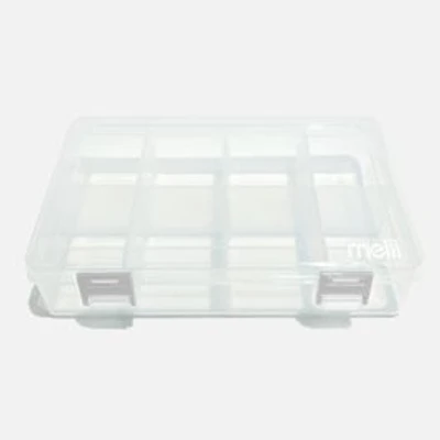 Melii Snackle Box, 8 Compartments - Clear