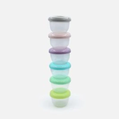Melii Nesting Food Storage Containers, Set of 6 Containers and Lids
