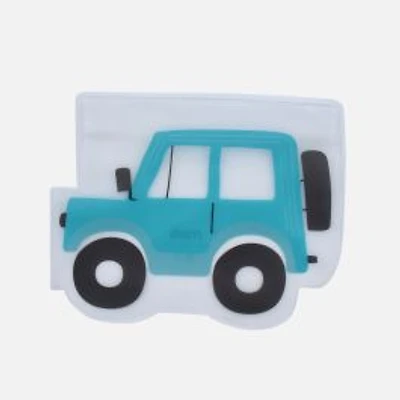 Melii Reusable Snack Bags, Pack of 6 - Truck, Bus, Tractor