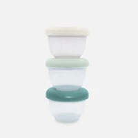 Melii Nesting Food Storage Containers - Cactus Fern/Sage/Ivory