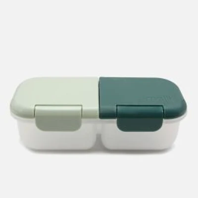 Snack Container, 2 Compartment - Sage and Cactus Fern