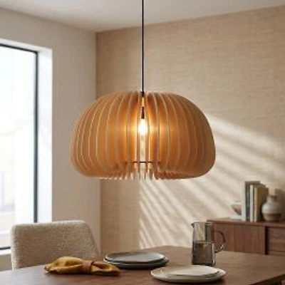 Luminaire suspendu en bois Luna