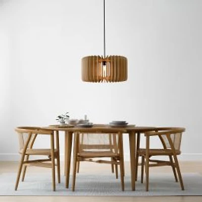 Luminaire suspendu en bois Chandra