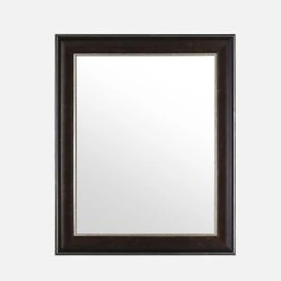 Mirror with Frame - Brown, 24" x 30"
