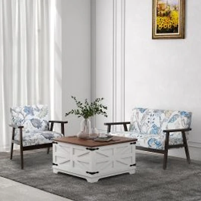 Modern Accent Chairs with Cushioned Seat