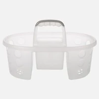 N&T Cleaning Wash Basket with Handle - White