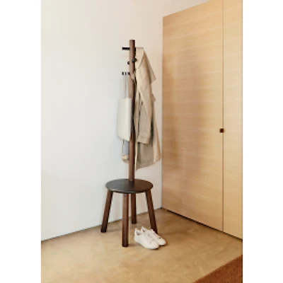 Pillar Stool and Coat Rack