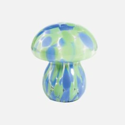 Lampe de table en verre en forme de champignon