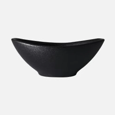 Maxwell & Williams Caviar Black Oval Sauce Bowl