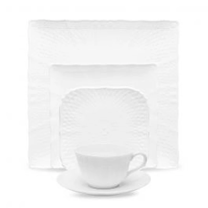 Cher Blanc Square 5-Piece place setting by Noritake
