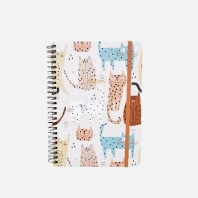 Notebook hardcover Cats 80 Sheets
