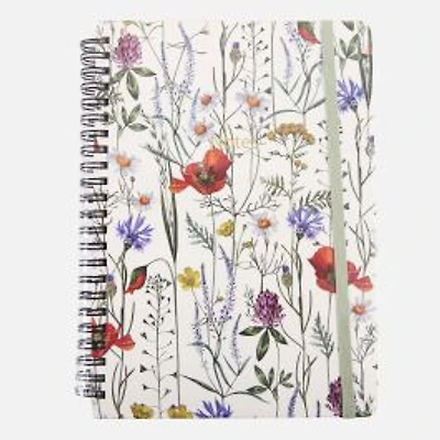 Hardcover Notebook Wild Flowers - 80 Sheets