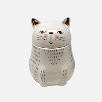 Cat-Shaped Jar