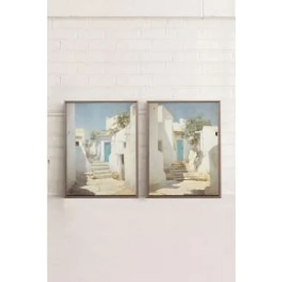 Combinaison Vintage Greek Villas Wall Art - Set of 2