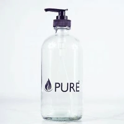 Pure Glass Bottle with Pump