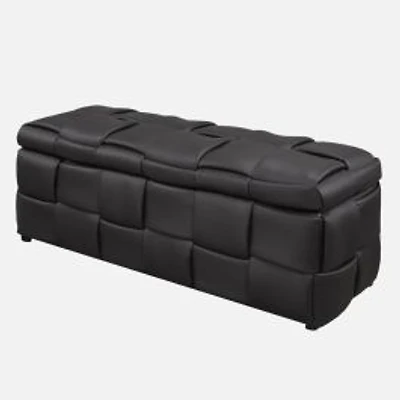 Storage Ottoman - Black