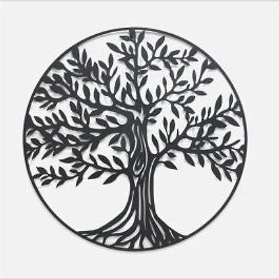 Tree of Life Circle Wall Art