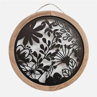Floral Circle Wall Art