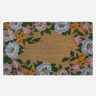 Coir Doormat - Floral