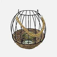 Rattan Candle Holder - Sphere