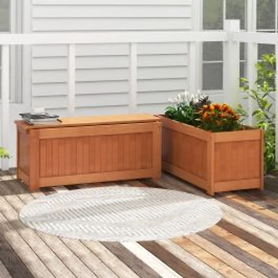 Jardinière d'extérieur, siège pour jardin, cour, balcon ou terrasse