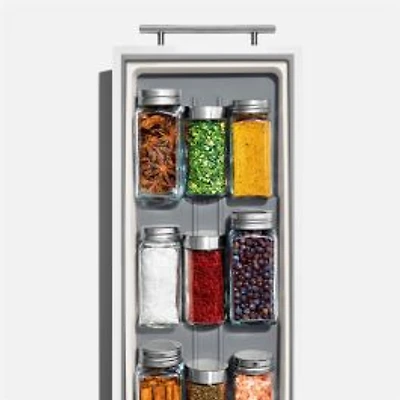 OXO Compact Spice Drawer Organizer, White