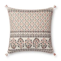 Loloi Farren Pink and Multi Cushion