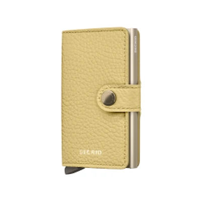 Secrid Pebble Miniwallet - Butter Yellow