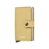 Secrid Pebble Miniwallet - Butter Yellow