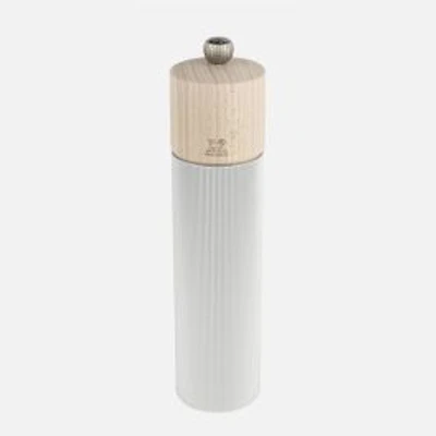 Peugeot Line Manual Salt Mill Aluminium & Wood Natural, 9''