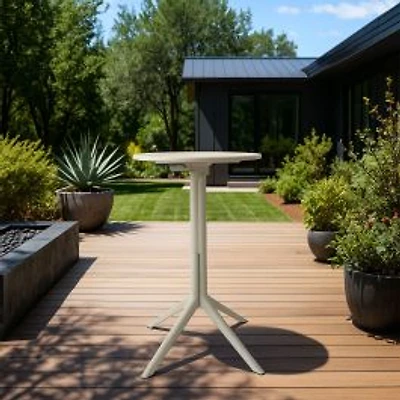 Patioflare Lucca High Round Folding Table