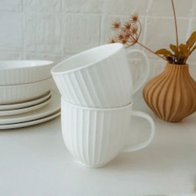 Orbit Set of 4 Mugs by LC Maison