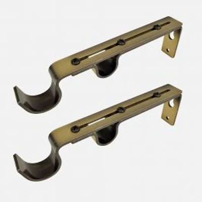 Antique Brass Double Wall Bracket