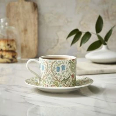 Morris & Co. Tasse et soucoupe, 10oz - BlackThorn