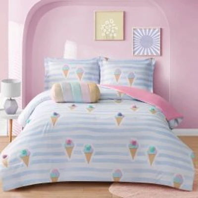 PomPomIceCream Comforter Set