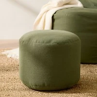 Paloma Ottoman and Footrest, Round