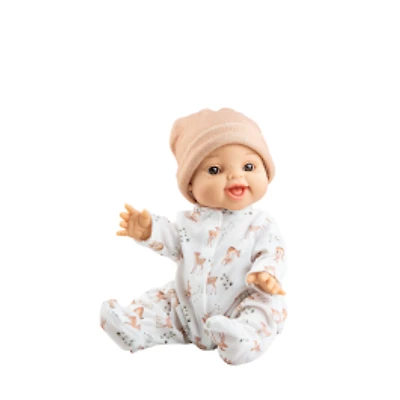 Paola Reina Gordis doll - Rachel with fawn pajamas and hat