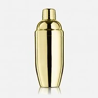 Double-Wall Cocktail Shaker Brass by Final Touch