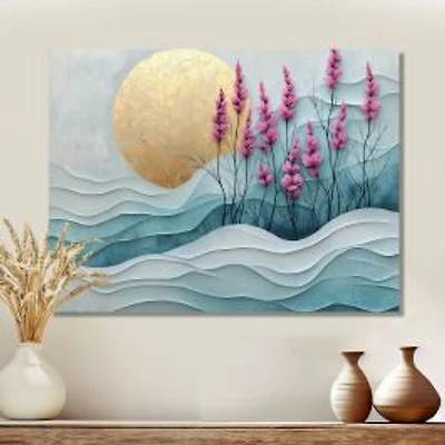 Golden Horizons – Wildflowers and Lavender Dreamscape