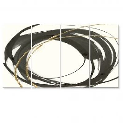 Gold our Circle I Canvas Wall Art