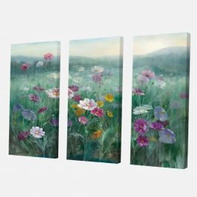 Flower Field Canvas Wall Art