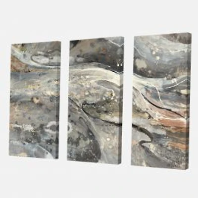Fire and Ice Minerals VI Canvas Wall Art