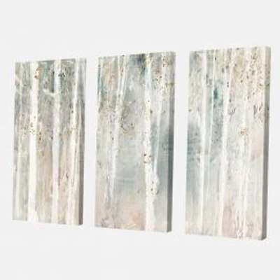 A Woodland Walk into the Forest III Canvas Wall Art