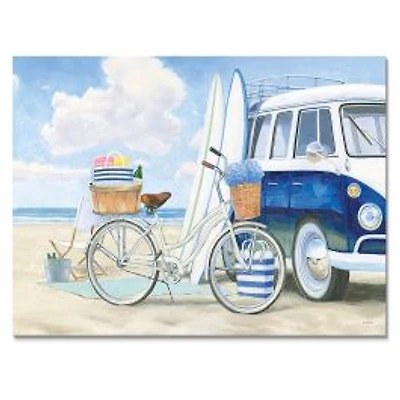 RW Beach Time I Canvas Wall Art
