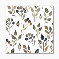Illustration of Brown Simple Leaves